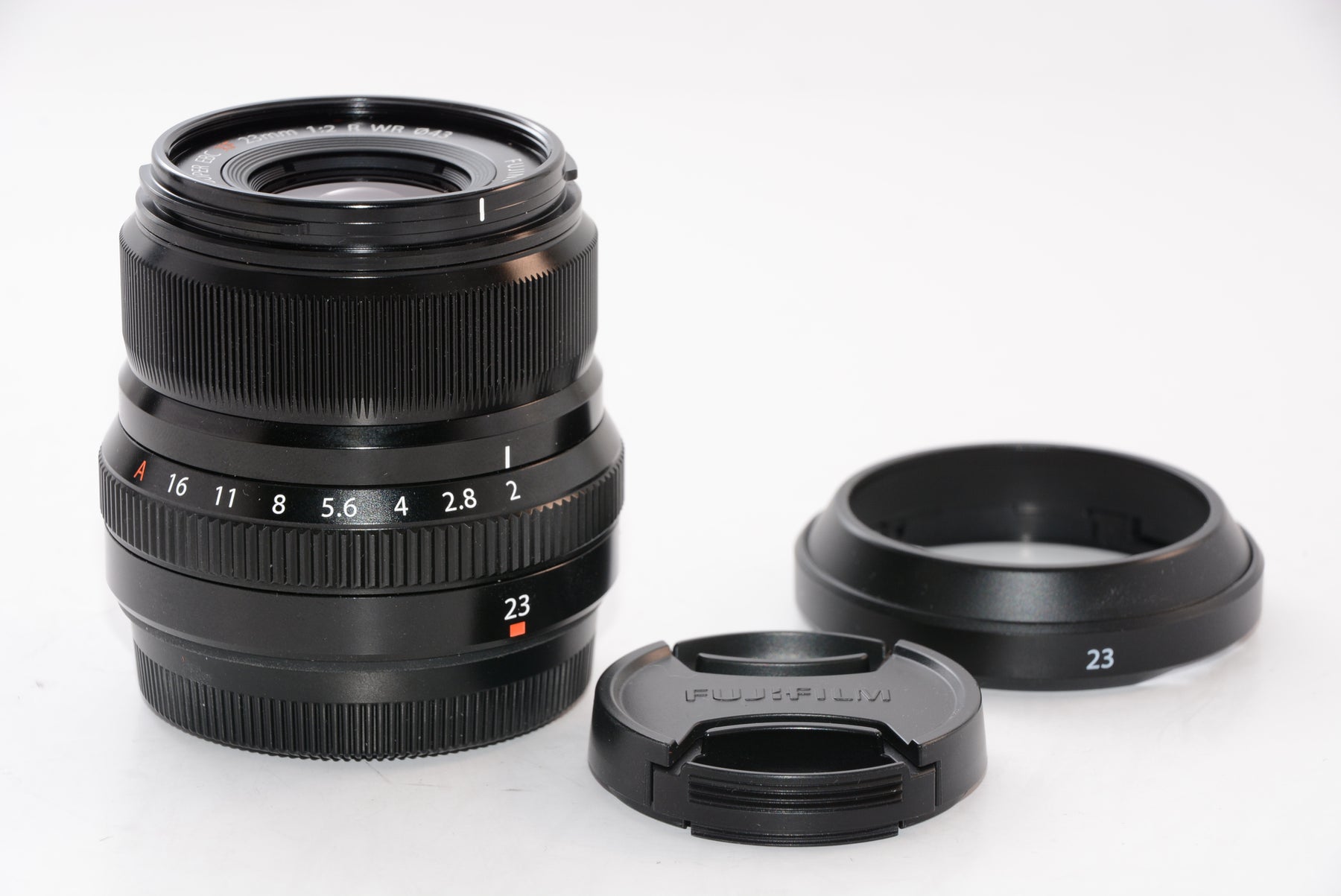 【外観特上級】FUJIFILM 単焦点広角レンズ XF23mmF2 R WR B ブラック