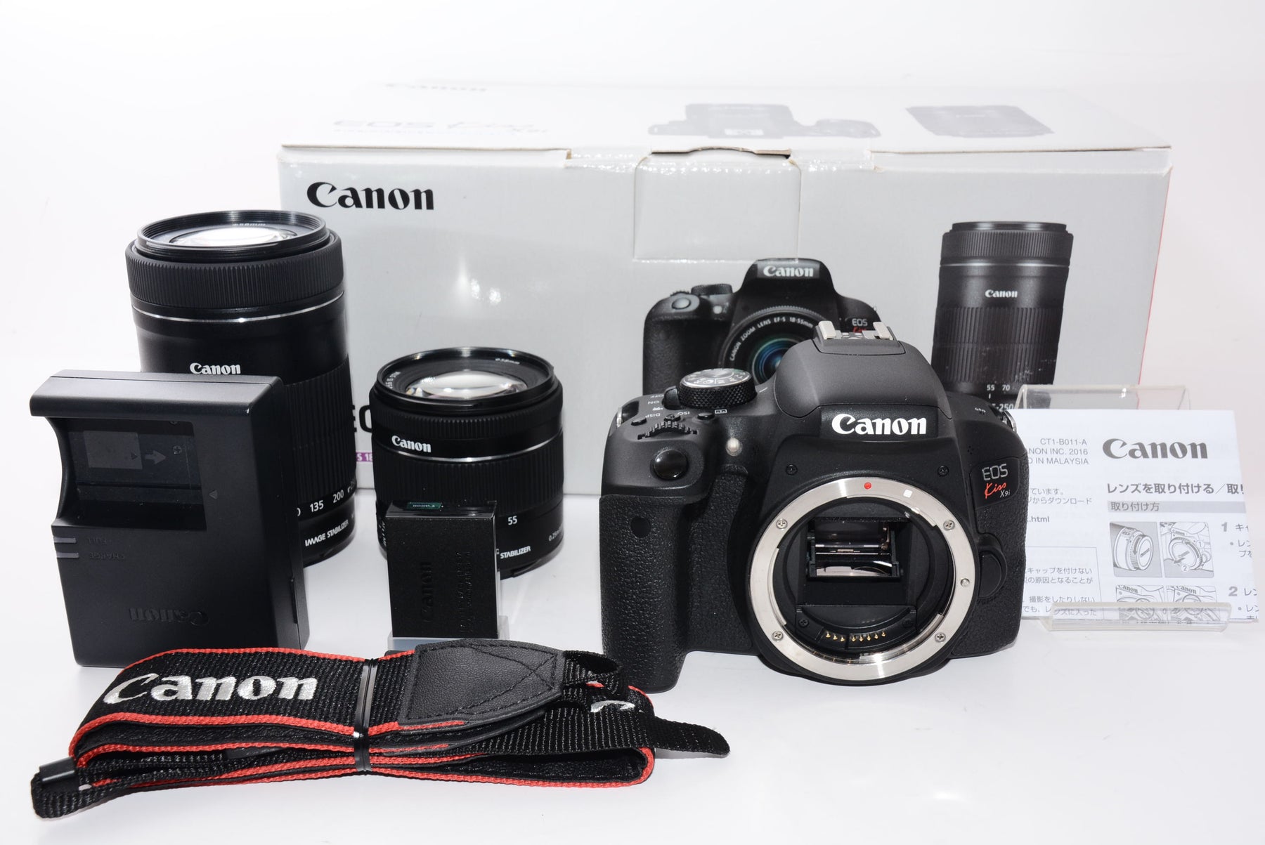 【外観特上級】Canon デジタル一眼レフカメラ EOS Kiss X9i ダブルズームキット EOSKISSX9I-WKIT