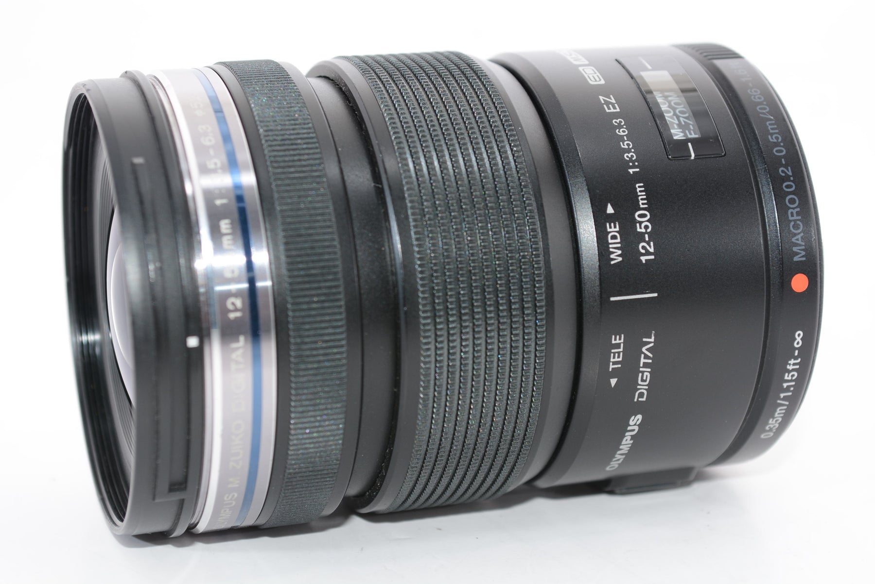 【外観特上級】OLYMPUS ED12-50mmF3.5-6.3 EZ BLK 標準ズームレンズ 防塵防滴 ブラック