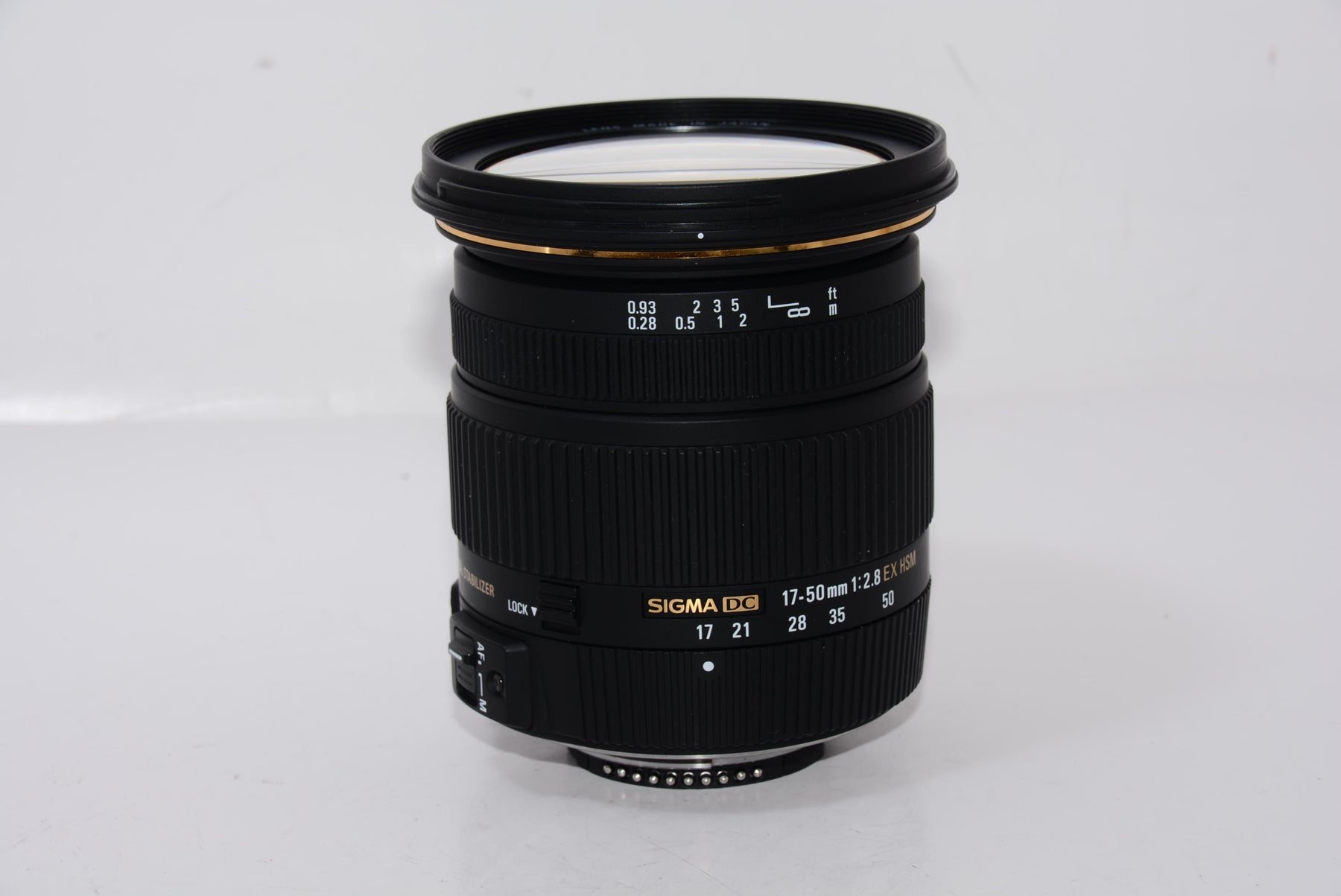 【外観特上級】SIGMA 標準ズームレンズ 17-50mm F2.8 EX DC OS HSM ニコン用 APS-C専用 583552