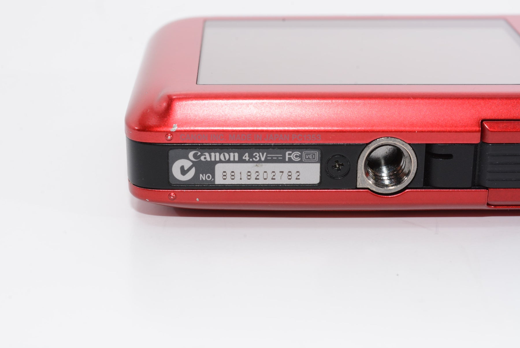 【外観並級】Canon デジタルカメラ IXY DIGITAL (イクシ) 210 IS レッド