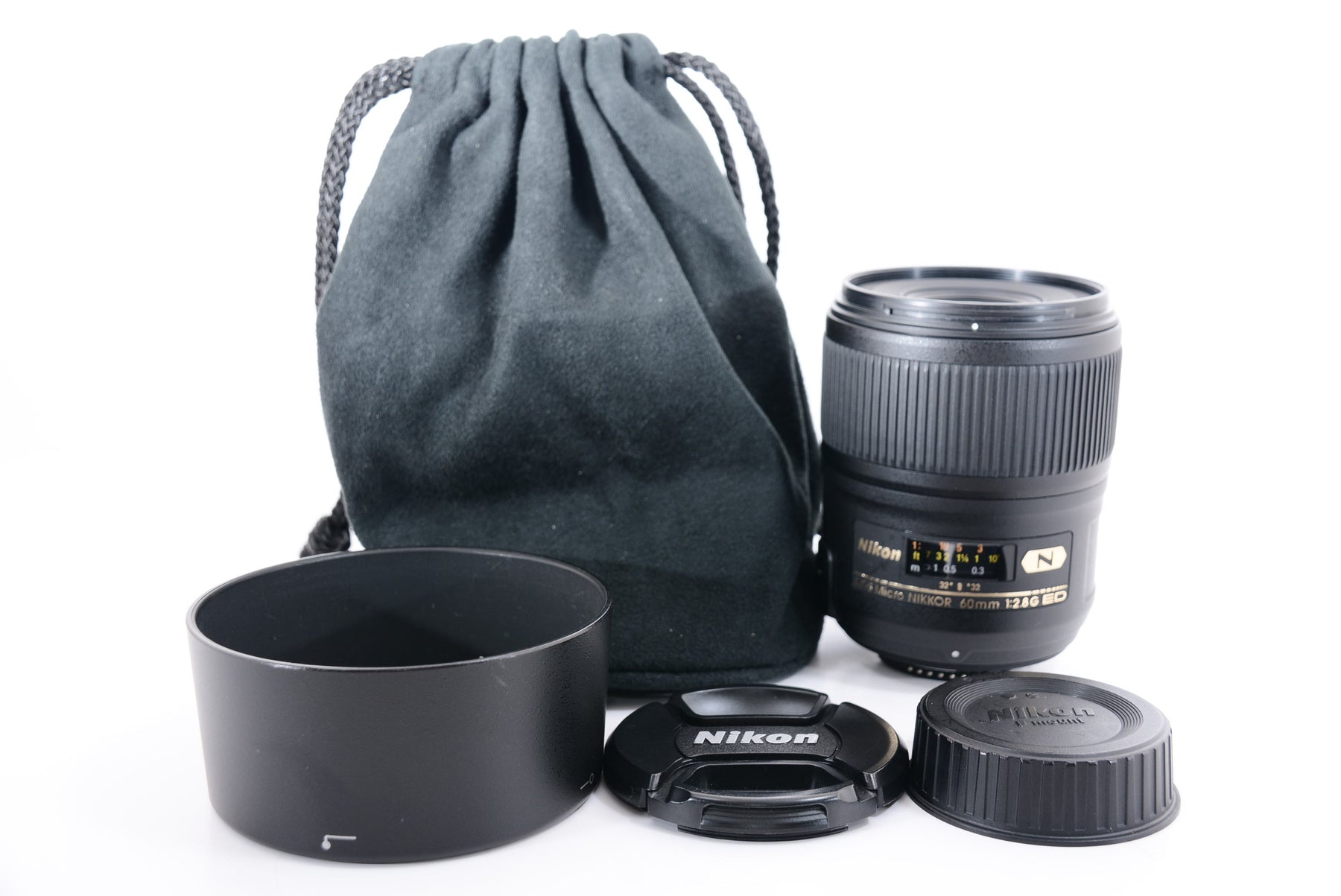 【外観特上級】Nikon 単焦点マイクロレンズ AF-S Micro 60mm f/2.8G ED フルサイズ対応