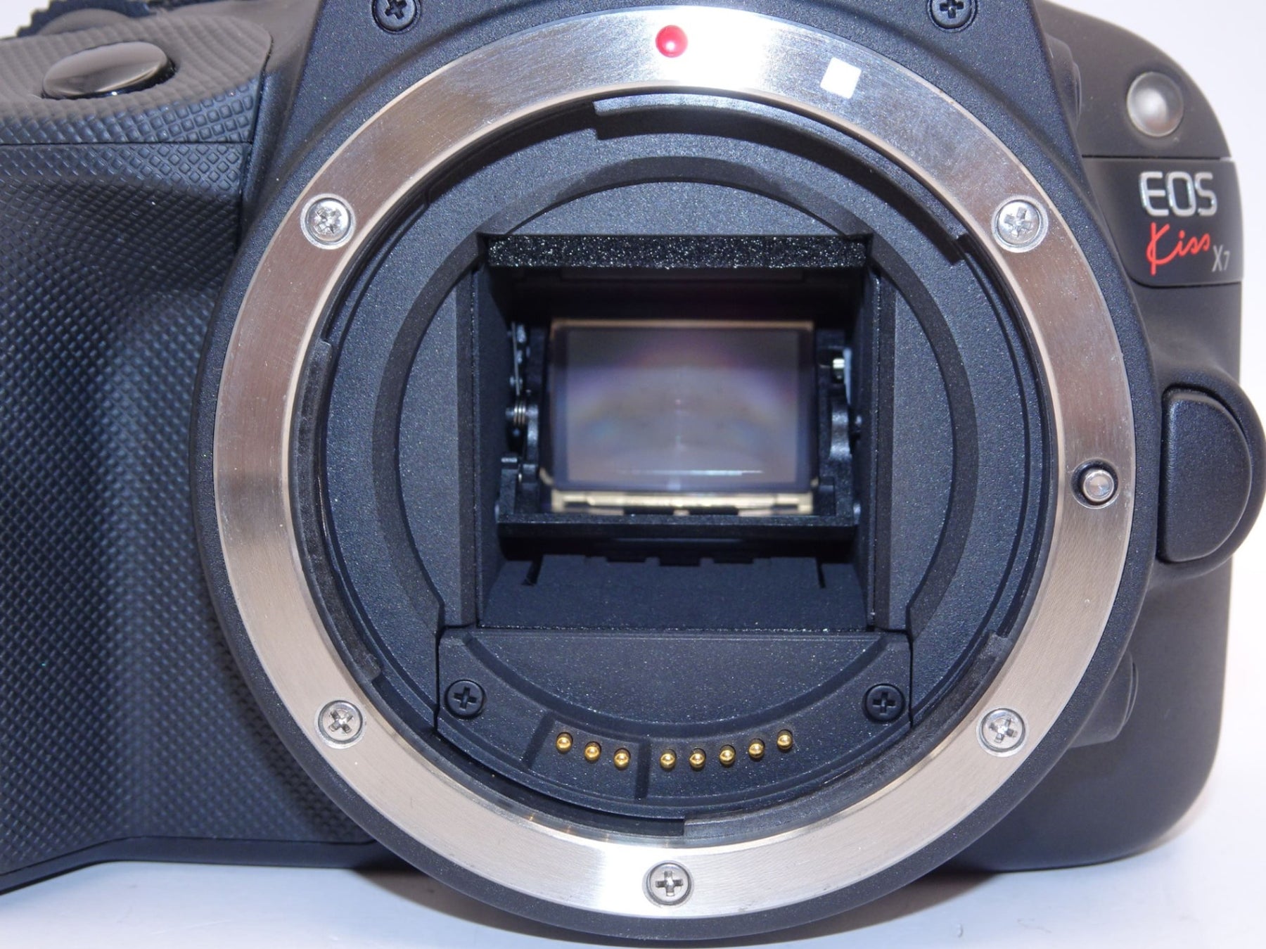 【外観特上級】Canon デジタル一眼レフカメラ EOS Kiss X7 ダブルズームキット EF-S18-55mm/EF-S55-250mm付属 KISSX7-WKIT