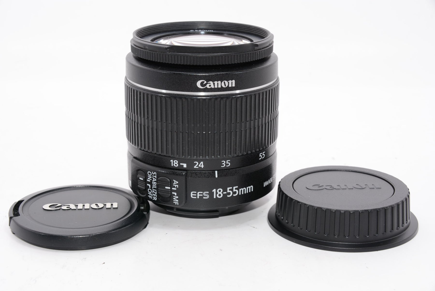 【外観特上級】Canon 標準ズームレンズ EF-S18-55mm F3.5-.5.6 IS II APS-C対応