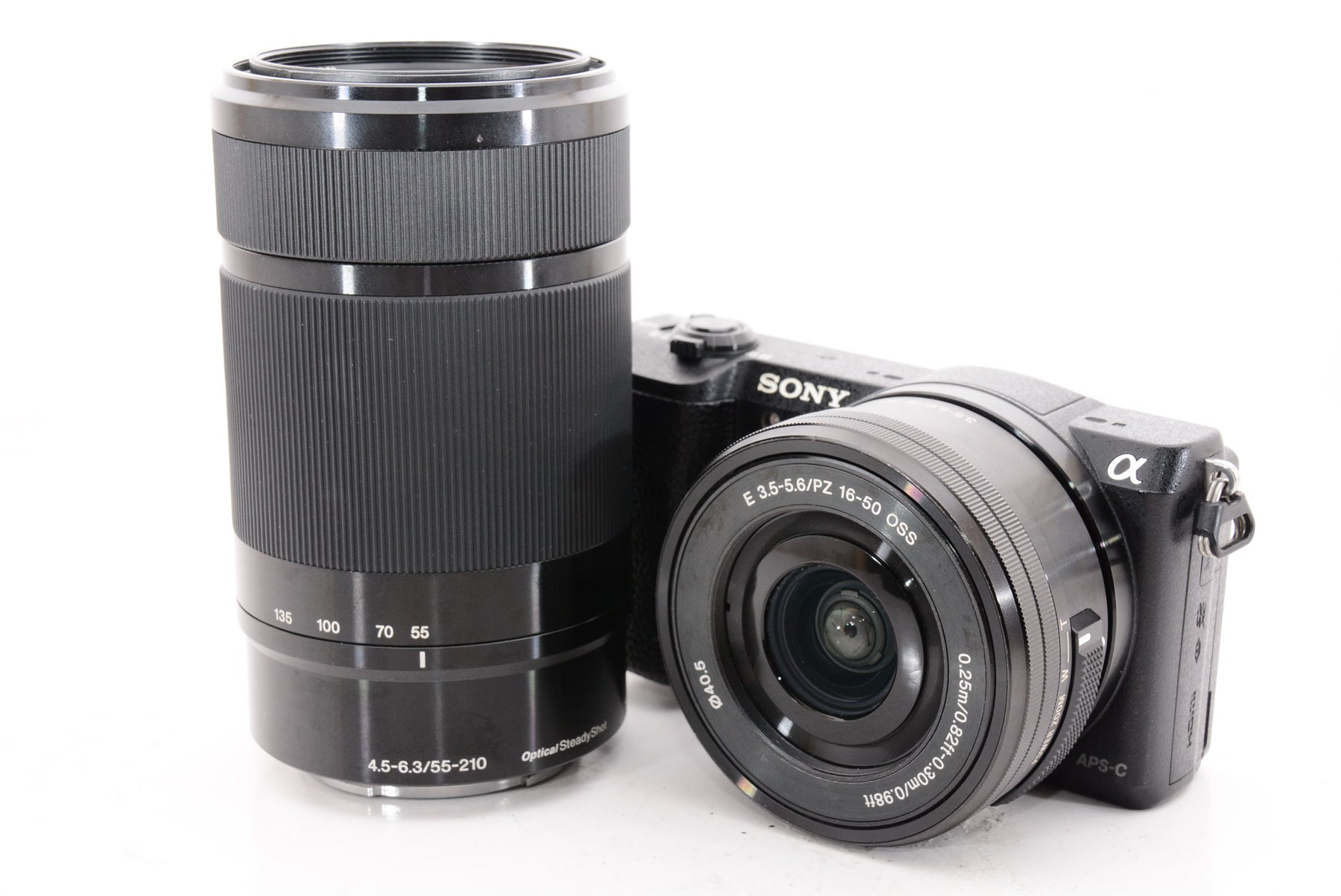 【オススメ】ソニー SONY ミラーレス一眼 α5100 ダブルズームレンズキット E PZ 16-50mm F3.5-5.6 OSS + E 55-210mm ブラック ILCE-5100Y-B
