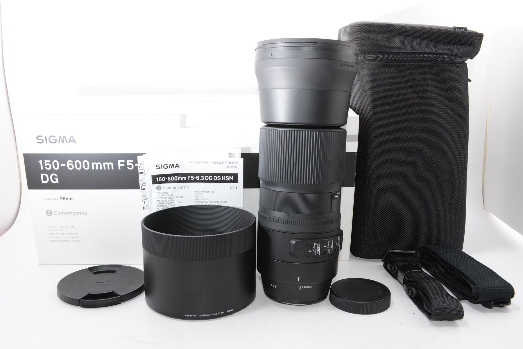 【外観特上級】SIGMA 150-600mm F5-6.3 DG OS HSM C015 EFマウント