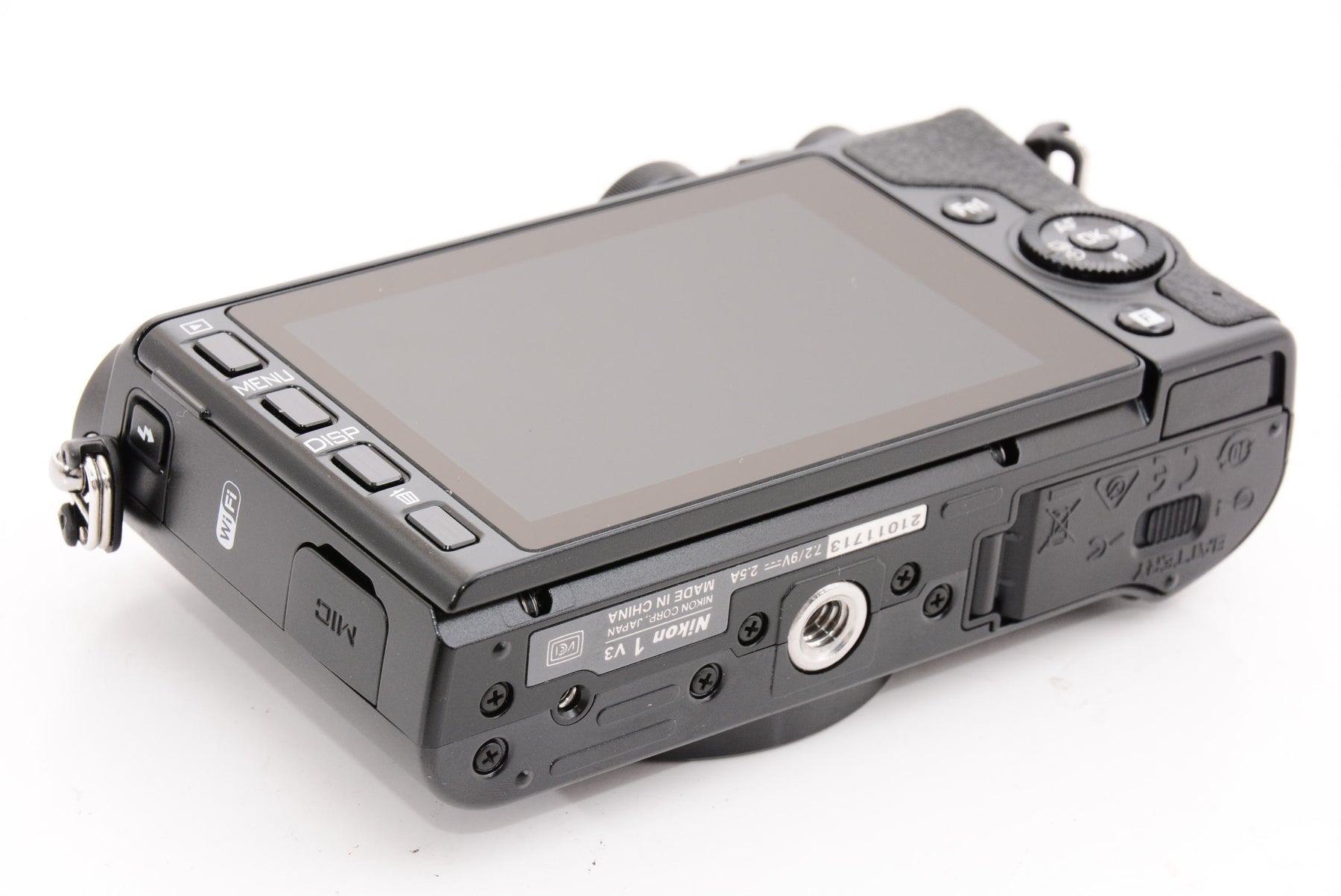 【外観特上級】Nikon ミラーレス一眼Nikon 1 V3 標準パワーズームレンズキット ブラック N1V3HPLKBK