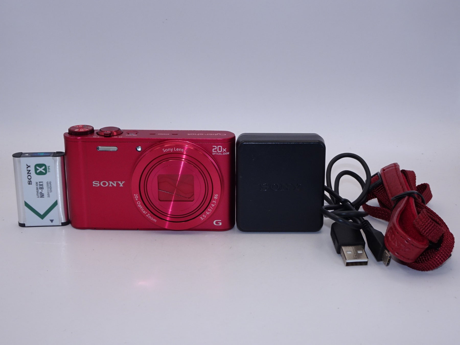 【外観並級】ソニー SONY Cyber-shot WX300 レッド DSC-WX300/R