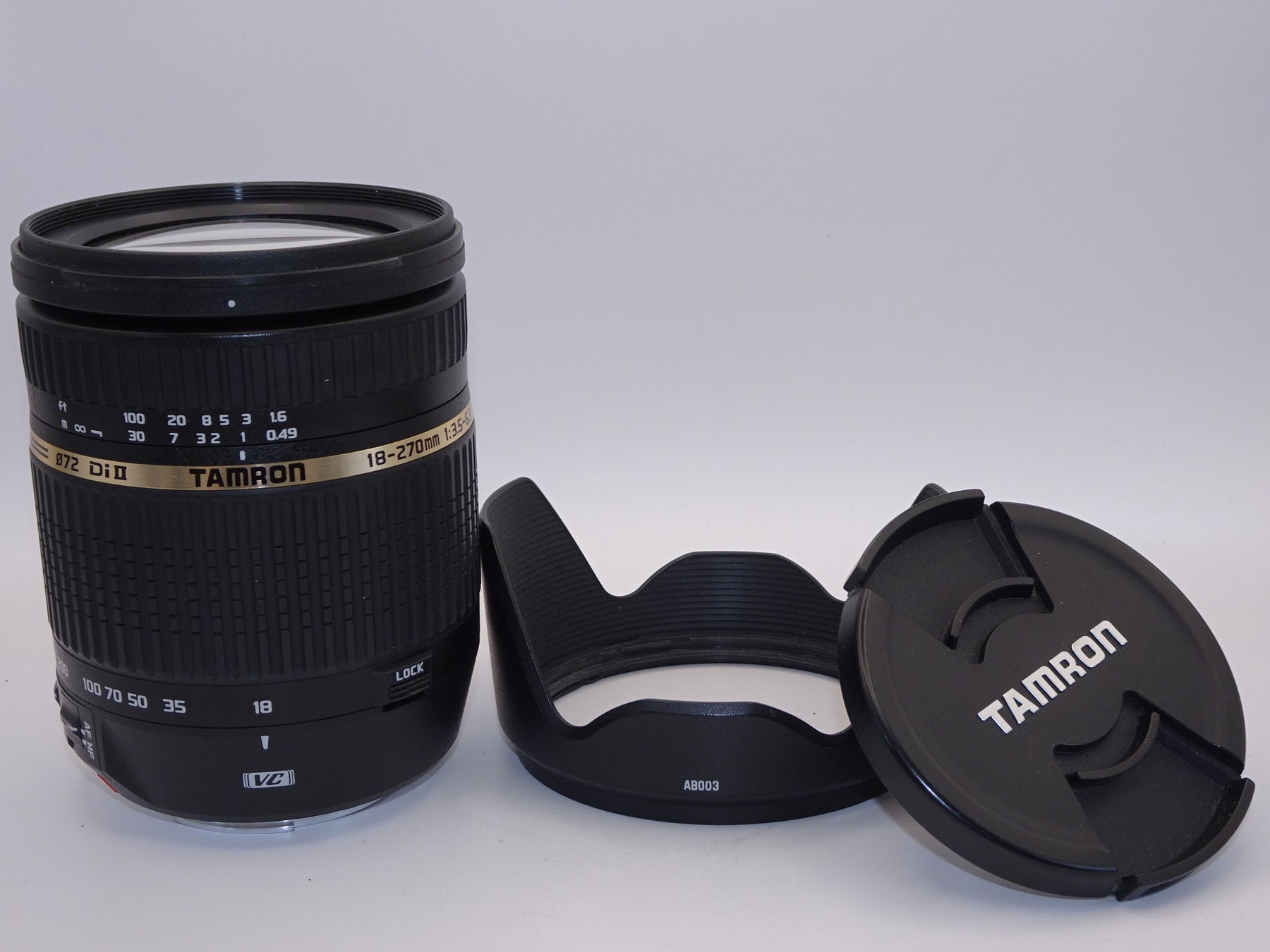 【外観特上級】TAMRON 高倍率ズームレンズ 18-270mm F3.5-6.3 DiII VC PZD キヤノン用 APS-C専用 B008E