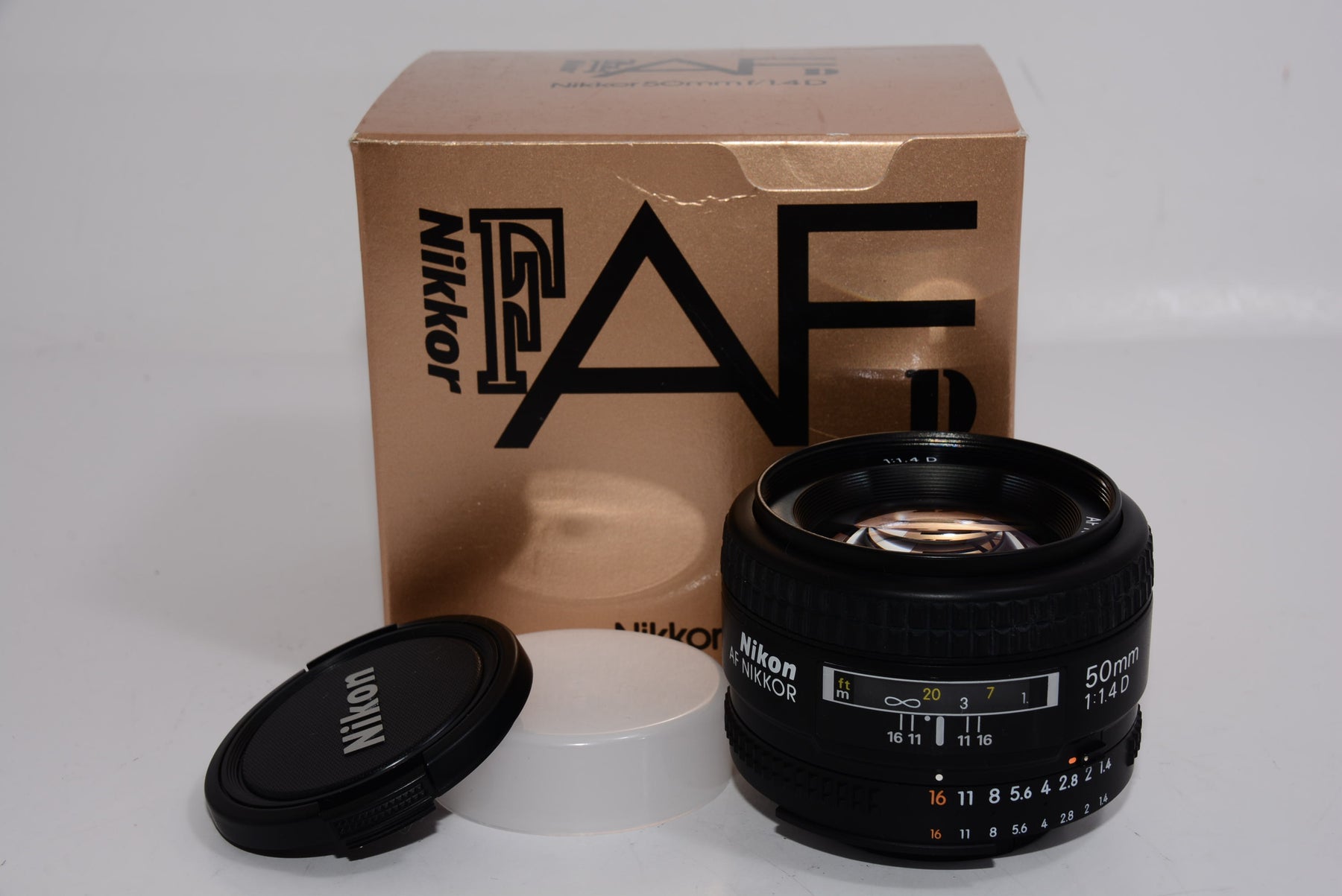 【外観特上級】Nikon 単焦点レンズ Ai AF Nikkor 50mm F1.4D フルサイズ対応
