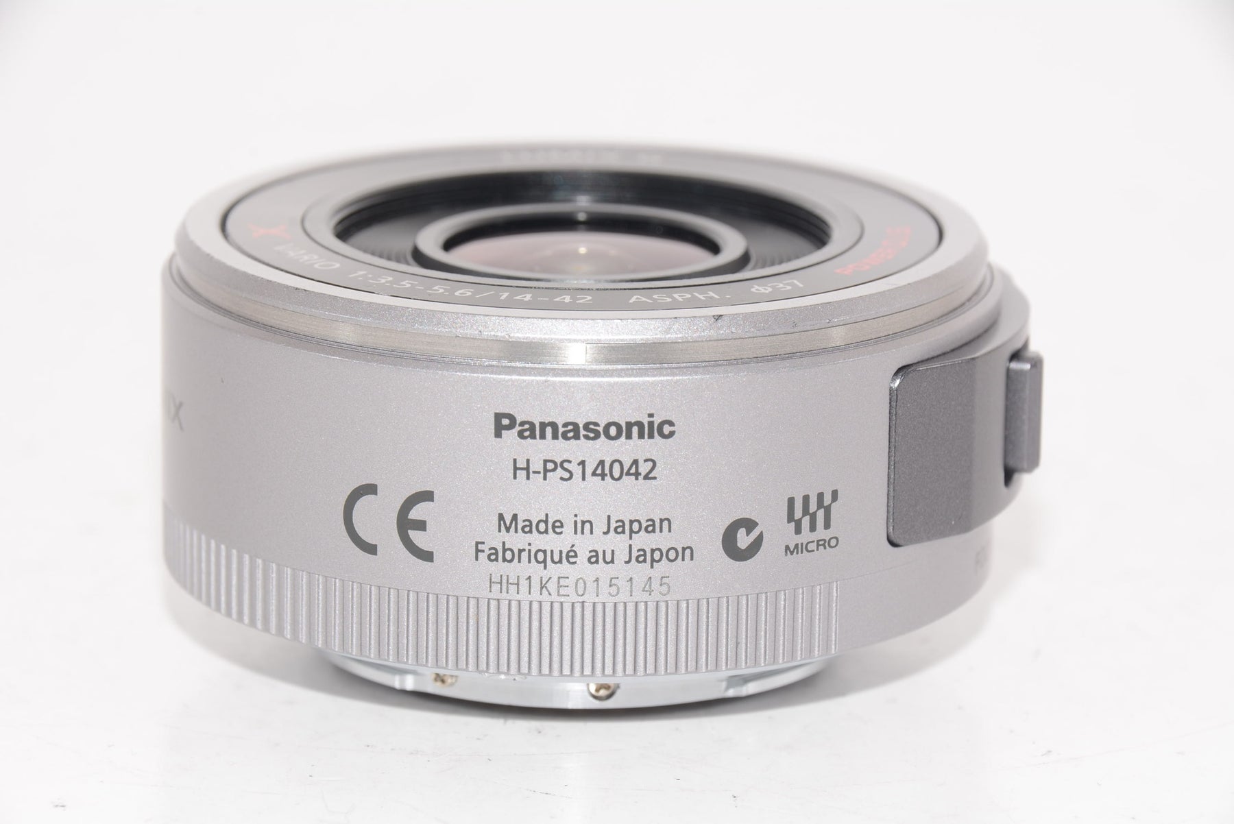 【外観並級】パナソニック マイクロフォーサーズ用 ルミックス G X VARIO PZ 14-42mmF3.5-5.6 シルバー