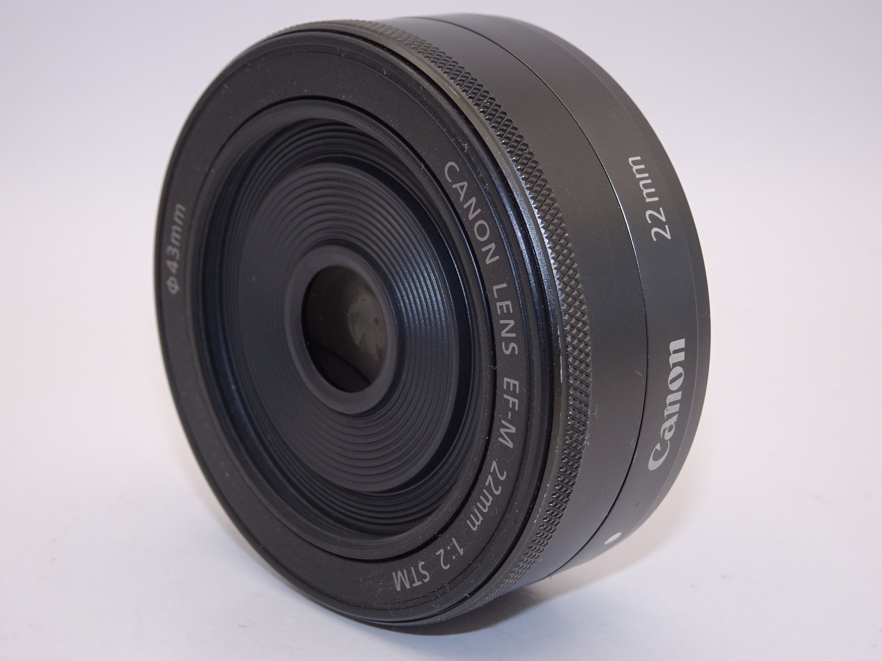 【外観特上級】Canon ミラーレス一眼カメラ EOS M レンズキット EF-M22mm F2 STM ホワイト