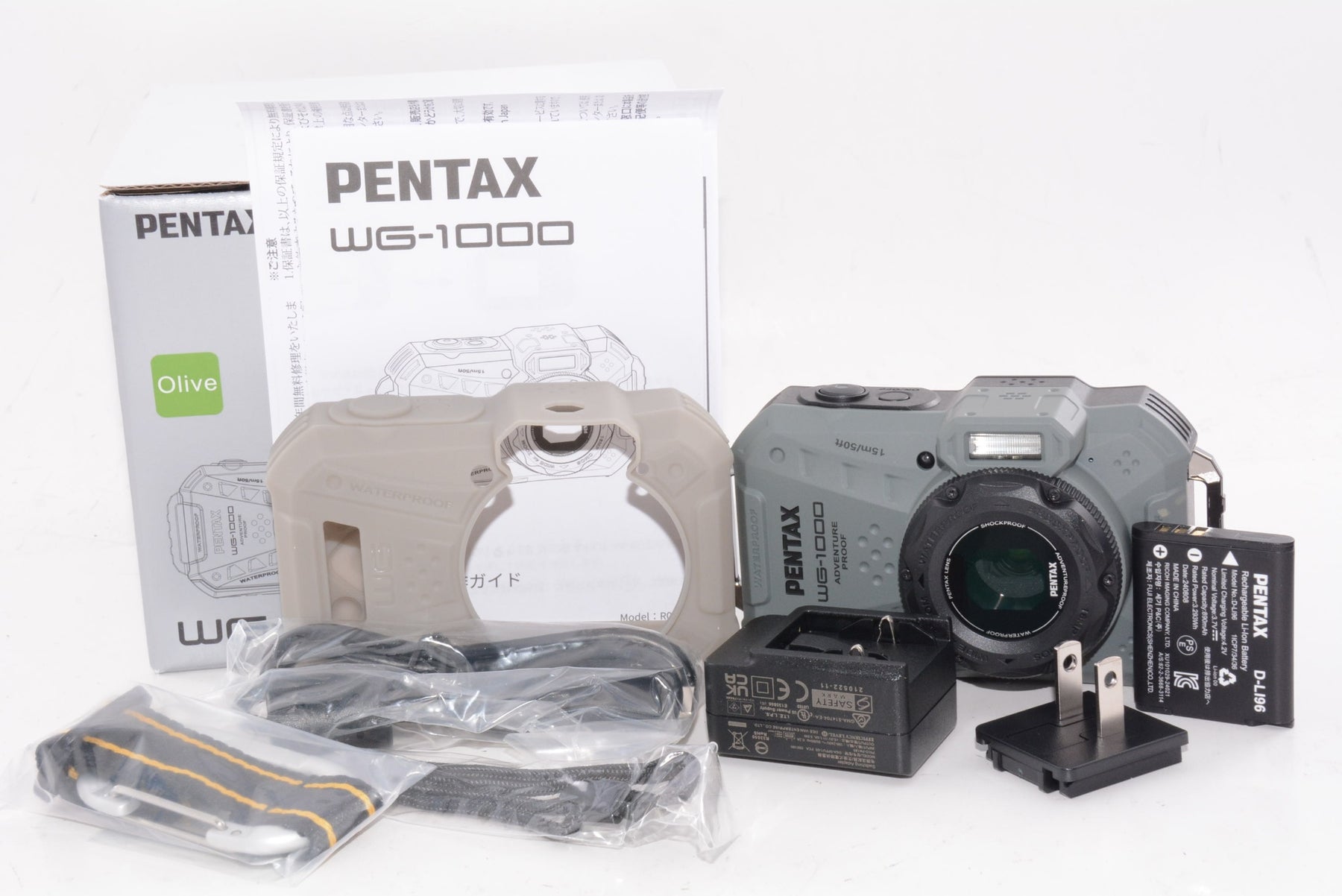 【ほぼ新品】ペンタックス PENTAX WG-1000 オリーブ