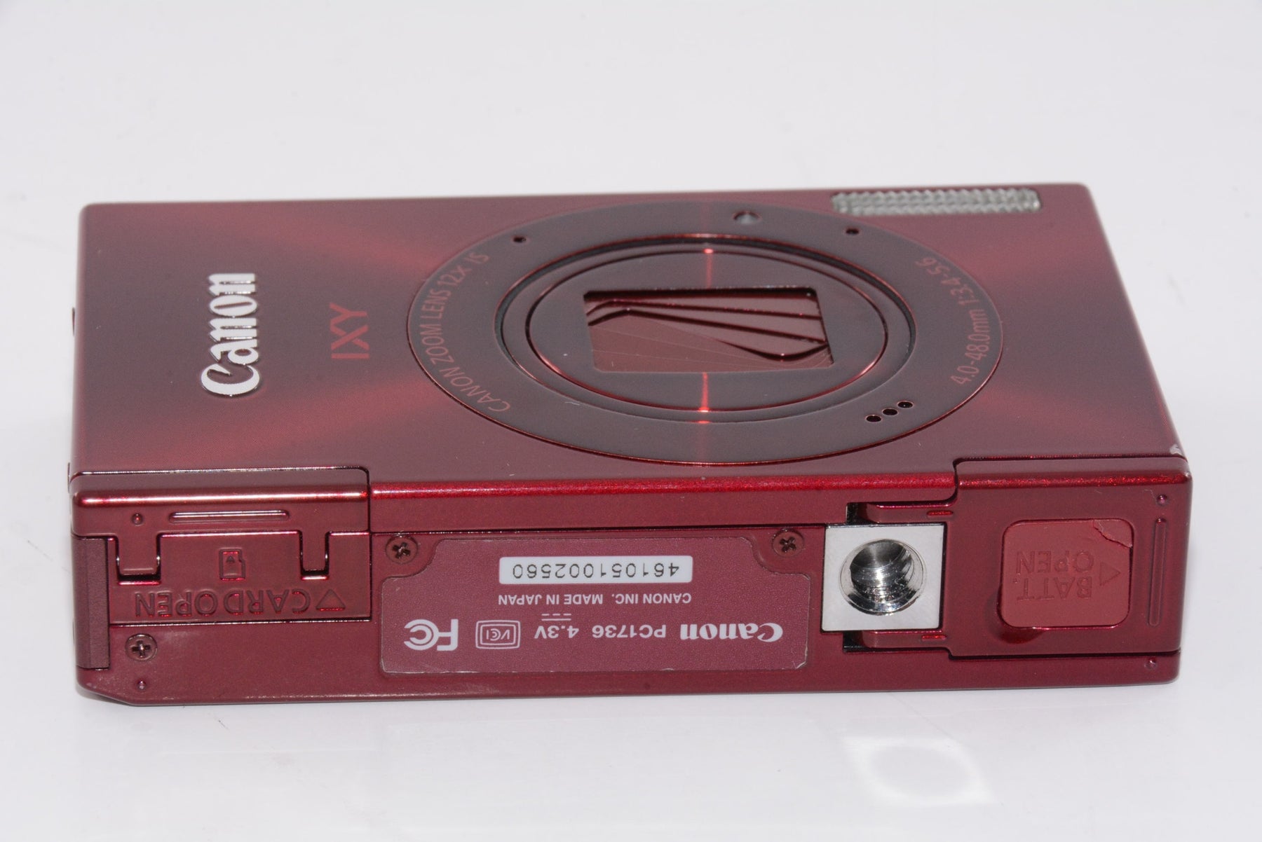 【外観並級】Canon デジタルカメラ IXY 3  約1010万画素 光学12倍ズーム レッド IXY3(RE)