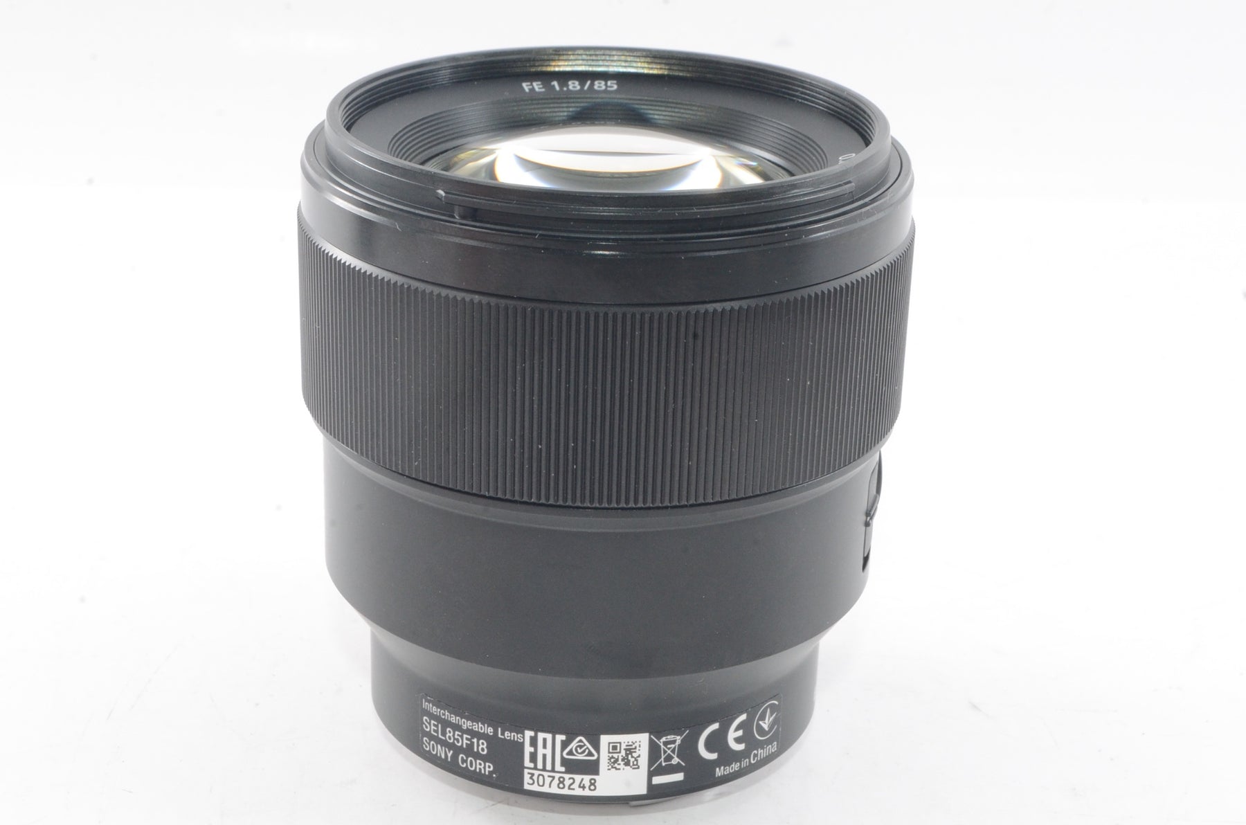 【外観特上級】ソニー デジタル一眼カメラα[Eマウント]用レンズ SEL85F18(FE 85mm F1.8)