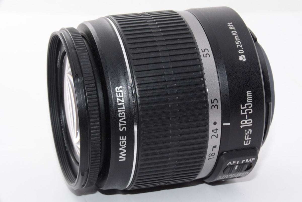 【外観特上級】Canon 標準ズームレンズ EF-S18-55mm F3.5-5.6 IS