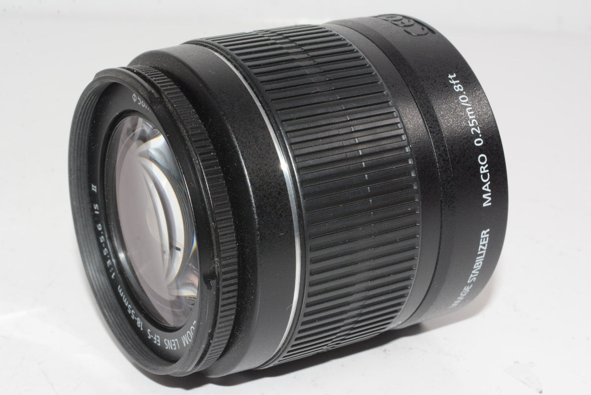 【外観特上級】Canon 標準ズームレンズ EF-S18-55mm F3.5-.5.6 IS II