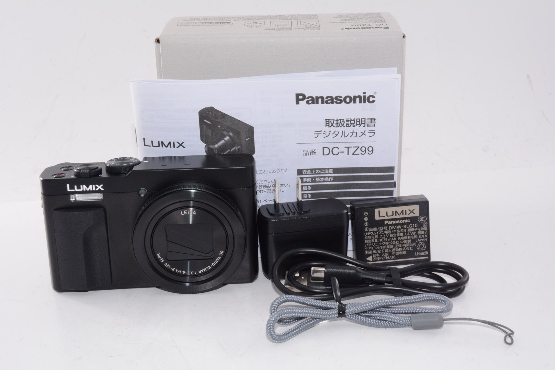 【外観特上級】パナソニック (Panasonic) コンパクト デジタル カメラ 高倍率ズーム 光学30倍 LUMIX DC-TZ99-K