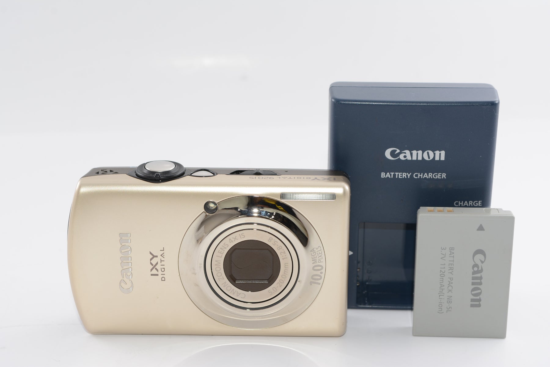 【外観特上級】Canon デジタルカメラ IXY DIGITAL (イクシ) 920 IS ゴールド IXYD920IS(GL)