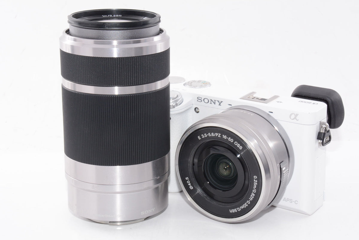 【外観並級】SONY α6000 ダブルズームレンズキット ホワイト