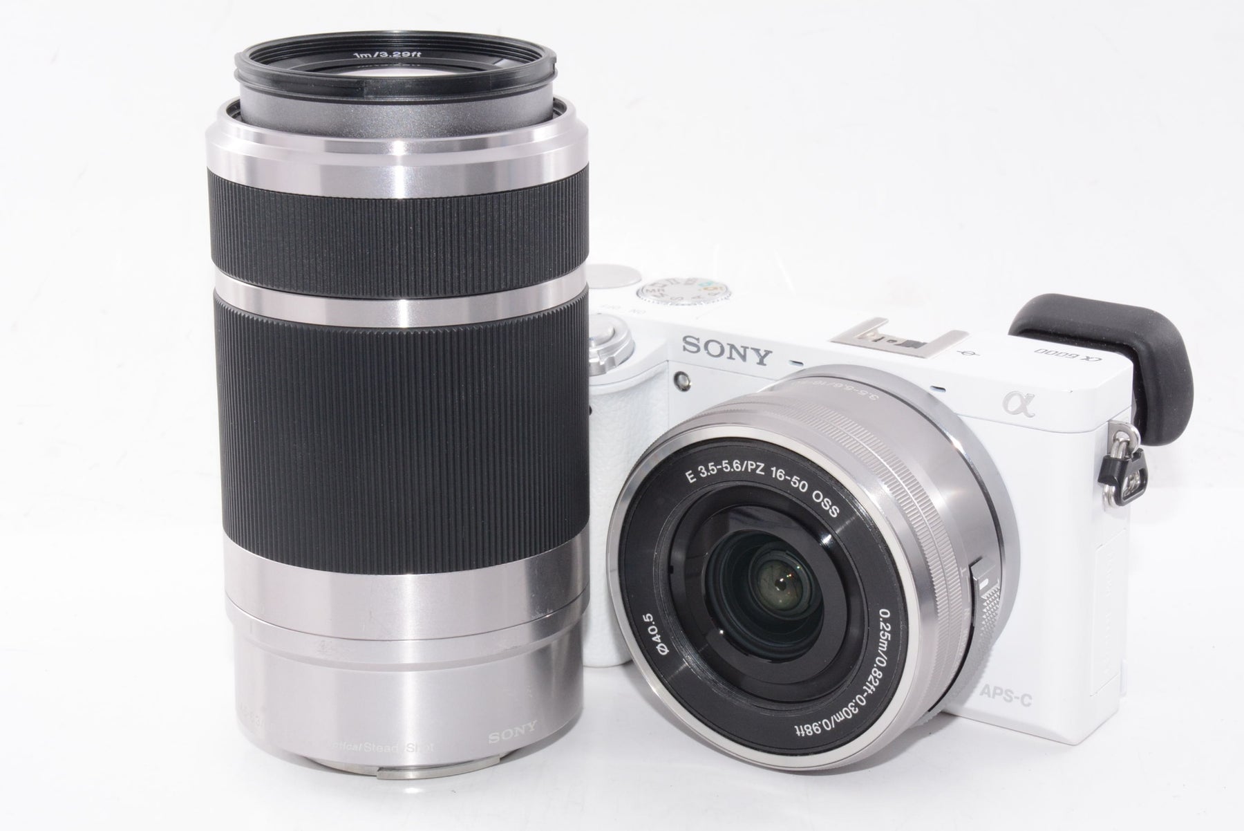 【外観並級】SONY α6000 ダブルズームレンズキット ホワイト