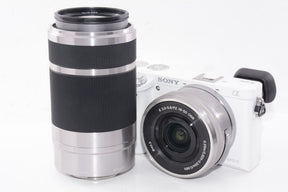 【外観並級】SONY α6000 ダブルズームレンズキット ホワイト