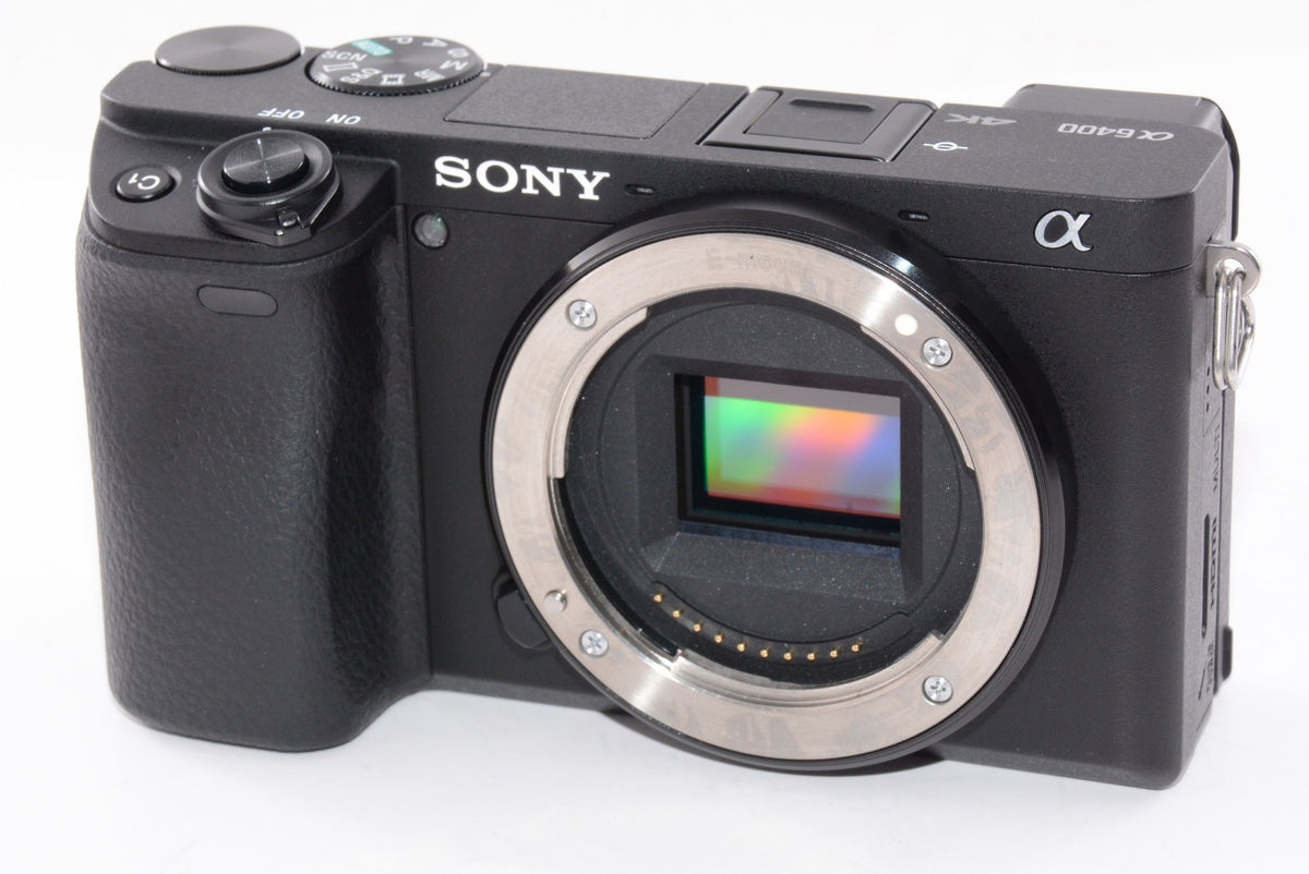 【外観特上級】ソニー ミラーレス一眼 α6400 パワーズームレンズキット E PZ 16-50mm F3.5-5.6 OSS ブラック ILCE-6400L B