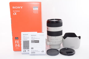 【ほぼ新品】ソニー/望遠ズームレンズ/フルサイズ/FE 70-200mm F4 Macro G OSSⅡ / Gレンズ/デジタル一眼カメラα[Eマウント]用 純正レンズ / SEL70200G2
