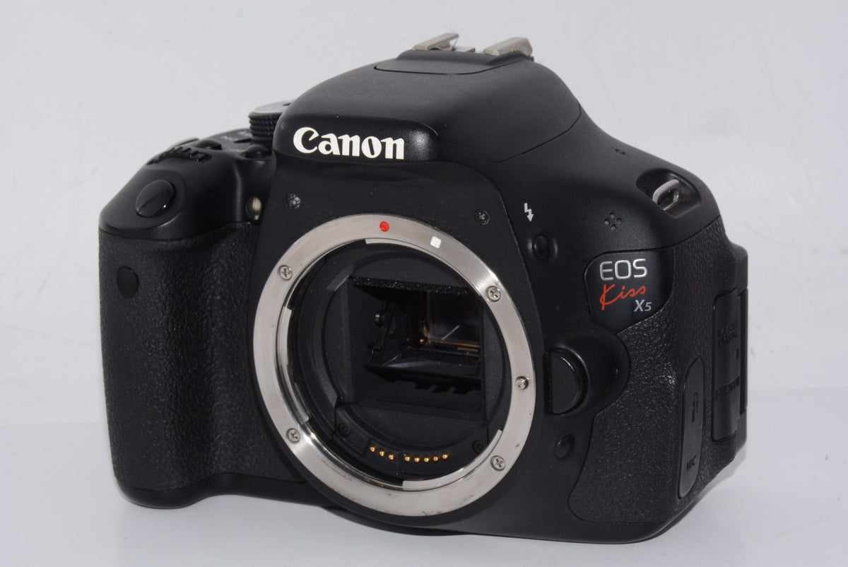【外観並級】Canon デジタル一眼レフカメラ EOS Kiss X5 ダブルズームキット