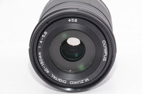 【外観並級】OLYMPUS M.ZUIKO DIGITAL ED 40-150mm F4.0-5.6 R ブラック