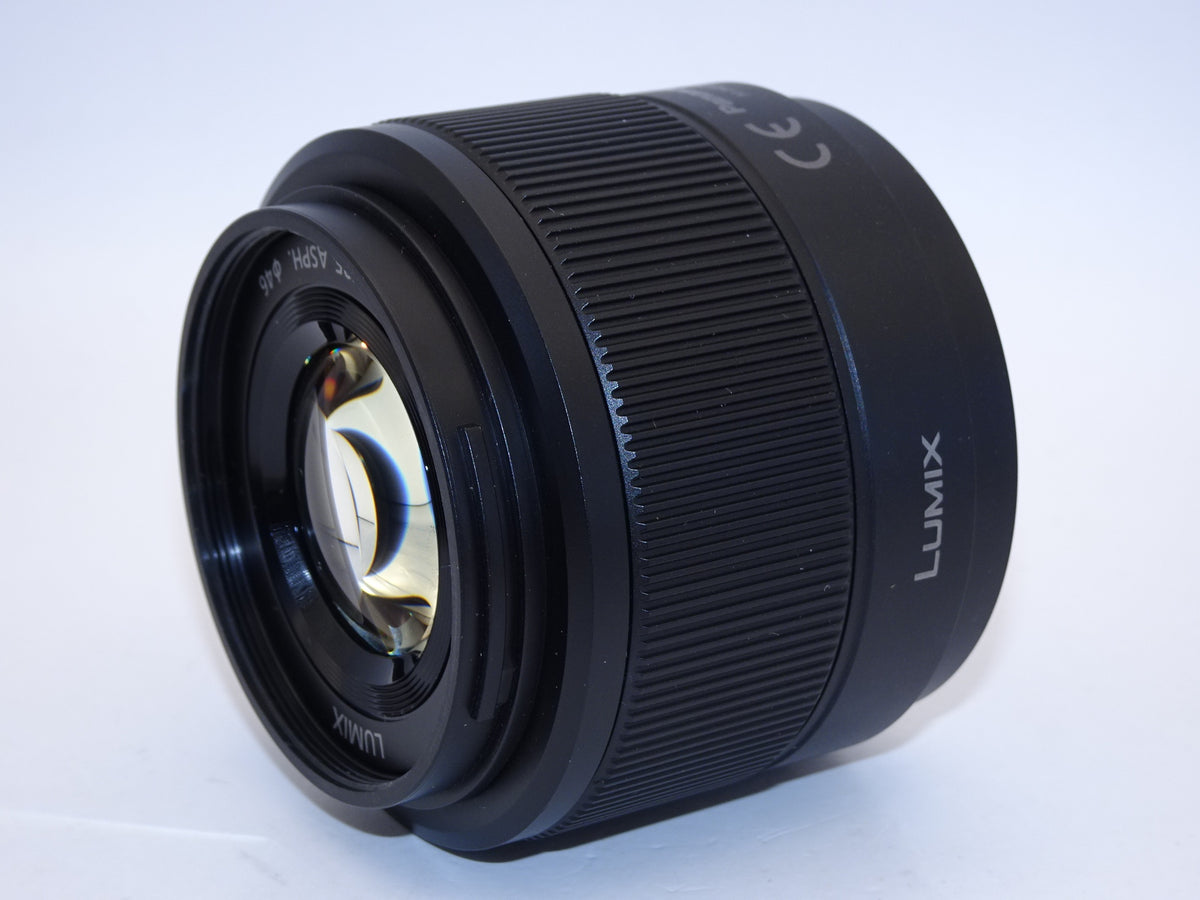 【外観特上級】パナソニック 単焦点レンズ マイクロフォーサーズ用 ルミックス G 25mm/ F1.7 ASPH. ブラック H-H025-K