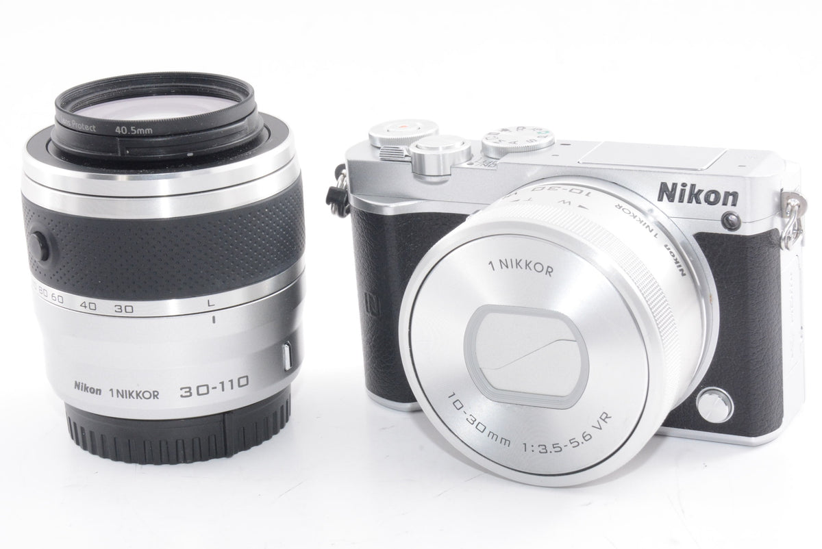 【外観特上級】Nikon Nikon1 J5 ダブルズームキット シルバー