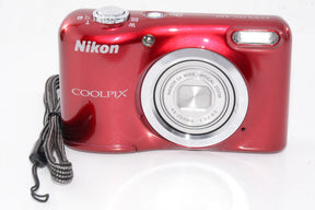 【外観特上級】Nikon デジタルカメラ COOLPIX A10 レッド 光学5倍ズーム 1614万画素 乾電池タイプ A10RD