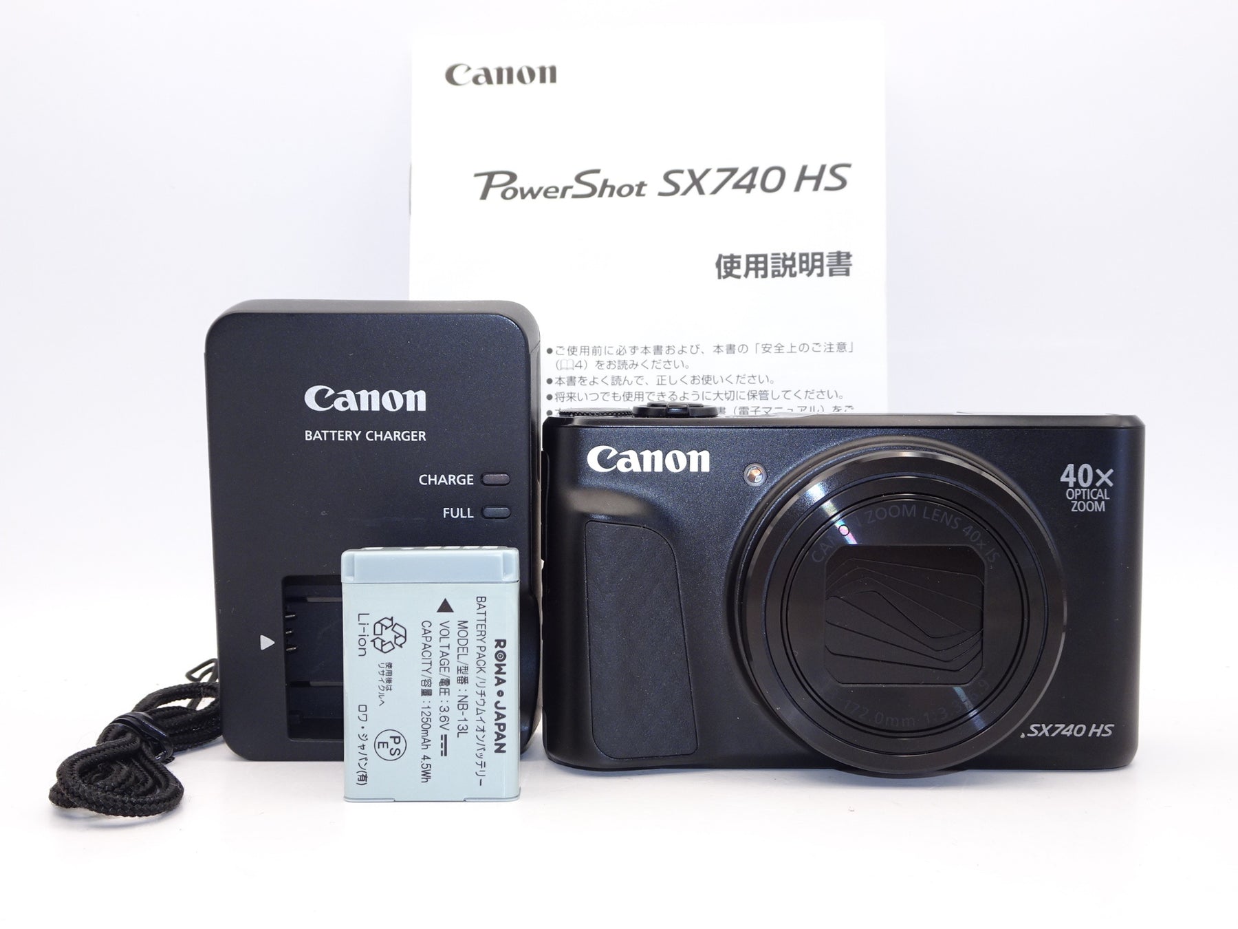 【外観特上級】Canon コンパクトデジタルカメラ PowerShot SX740 HS ブラック