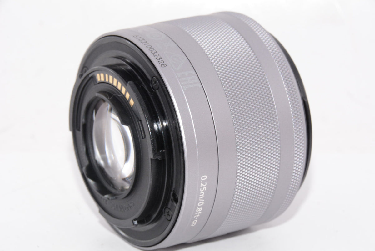 【外観特上級】Canon 標準ズームレンズ EF-M15-45mm F3.5-6.3IS STM(シルバー) ミラーレス一眼対応 EF-M15-45ISSTMSL