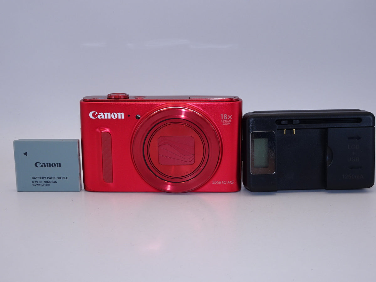 【外観特上級】Canon デジタルカメラ PowerShot SX610 HS レッド 光学18倍ズーム PSSX610HS(RE)