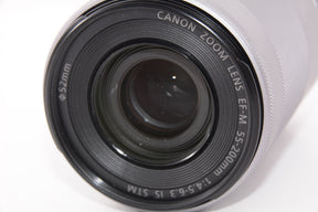 【外観並級】Canon EF-M55-200mm F4.5-6.3 IS STM シルバー