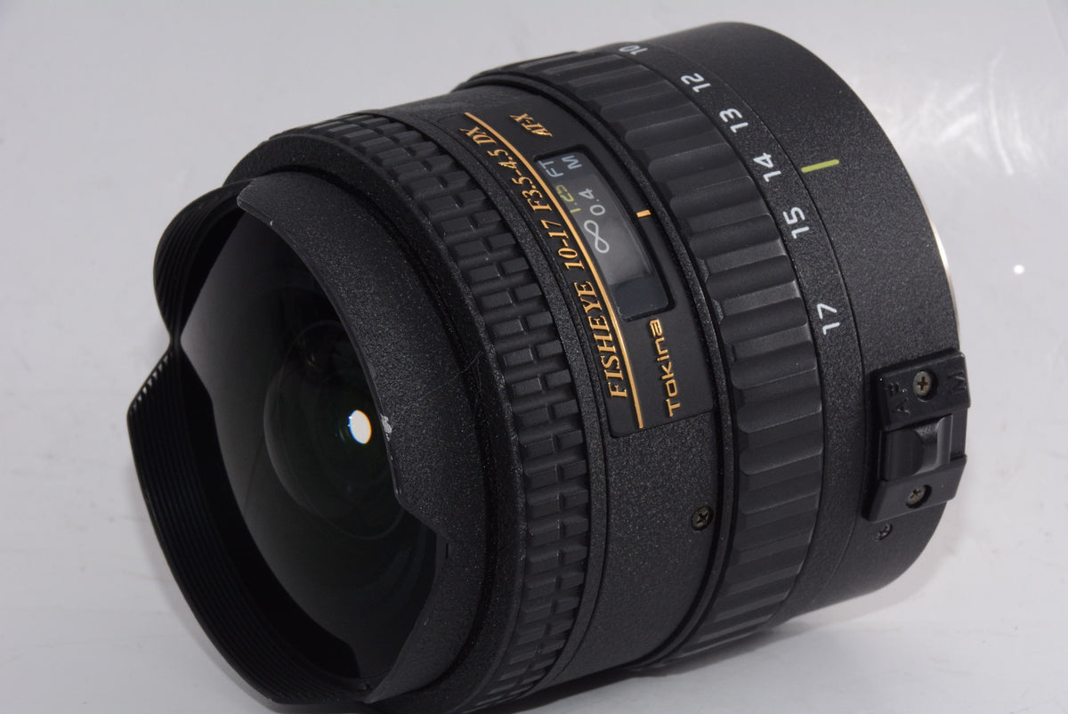 【外観並級】Tokina 魚眼ズームレンズ AT-X 107 DX Fisheye 10-17mm F3.5-4.5 (IF) キヤノン用 APS-C対応