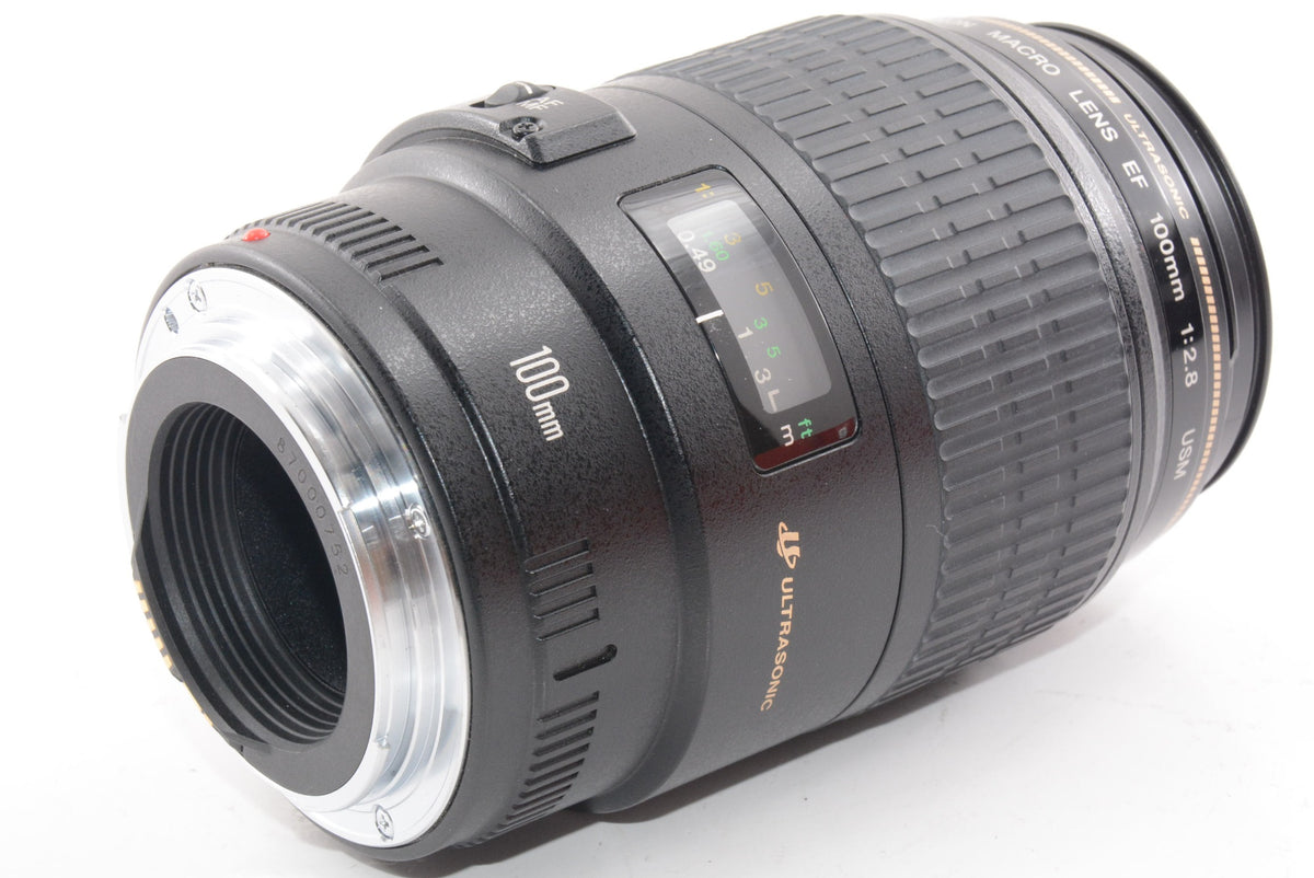 【外観特上級】Canon 単焦点マクロレンズ EF100mm F2.8 マクロ USM フルサイズ対応