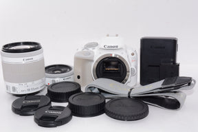 【外観特上級】Canon デジタル一眼レフカメラ EOS Kiss X7(ホワイト) ダブルレンズキット2