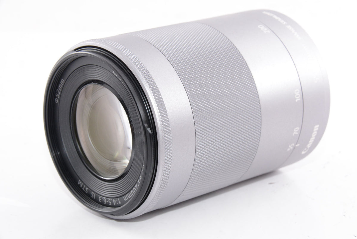 【外観特上級】Canon EF-M55-200mm F4.5-6.3 IS STM シルバー