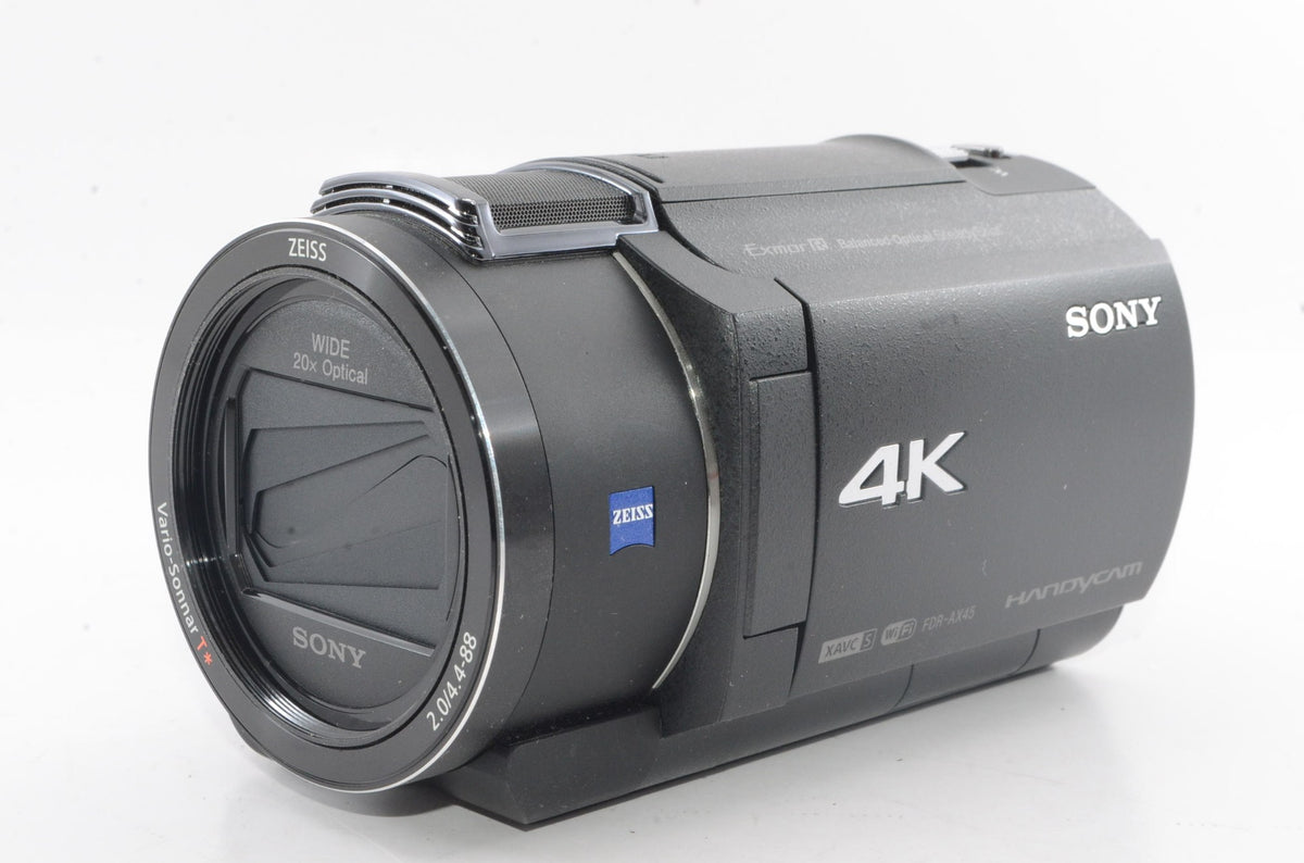 【外観並級】ソニー ビデオカメラ FDR-AX45 4K 64GB 光学20倍 ブラック Handycam FDR-AX45 BC
