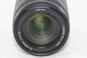 【外観並級】Canon 望遠レンズ EF-S55-250mm F4-5.6 IS