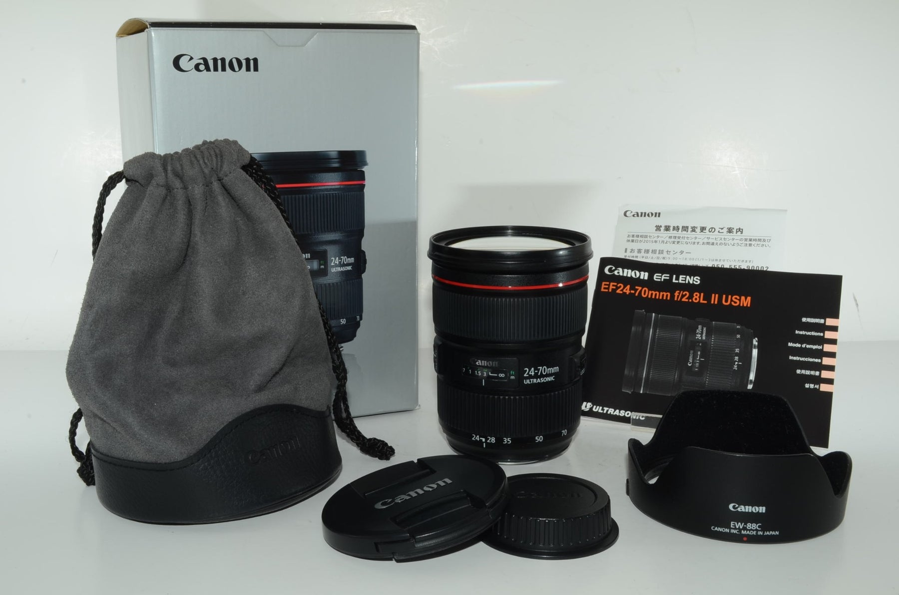 【外観特上級】Canon 標準ズームレンズ EF24-70mm F2.8L II USM フルサイズ対応