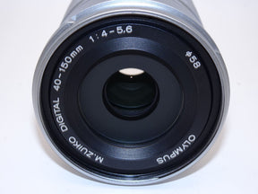 【外観特上級】OLYMPUS M.ZUIKO DIGITAL ED 40-150mm F4.0-5.6 R シルバー
