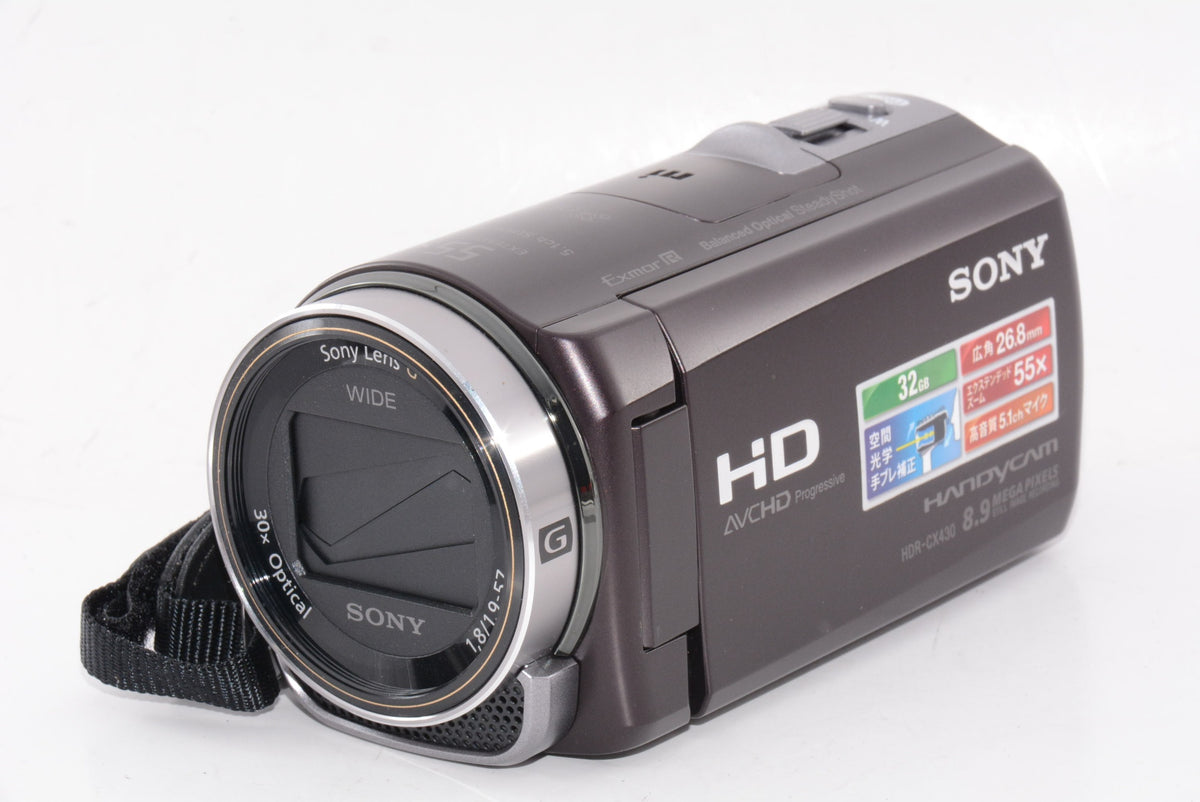 【外観並級】SONY ビデオカメラ HDR-CX430V