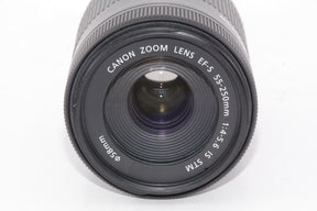 【外観特上級】Canon 望遠ズームレンズ EF-S55-250mm F4-5.6 IS STM