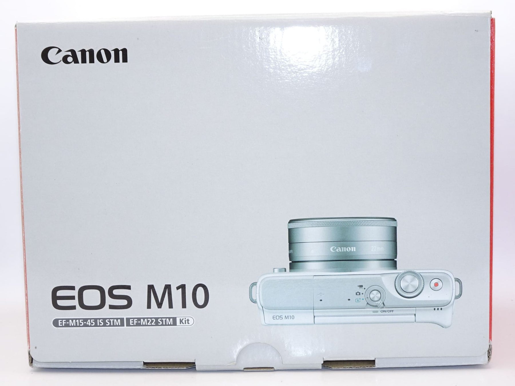 【外観並級】Canon EOS M10 ダブルレンズキットブラック15-45mm F3.5-6.3 IS STM/22mm F2 STM