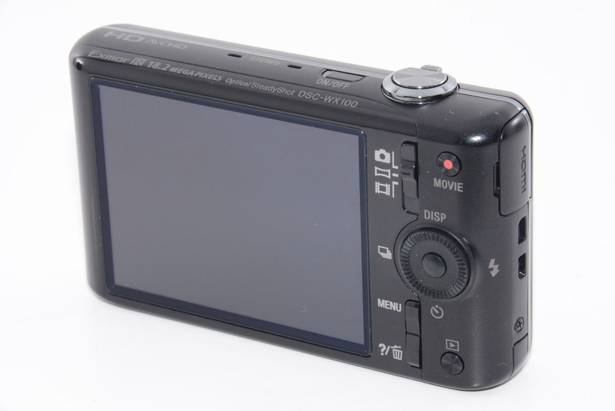 【外観並級】ソニー SONY Cyber-shot WX100 (1820万/光学x10) ブラック