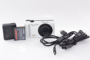 【外観特上級】CASIO デジタルカメラ EXILIM EX-ZR200 ホワイト EX-ZR200WE